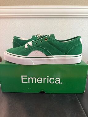 Emerica Provost G6 - Green Suede Low-Top Sneakers